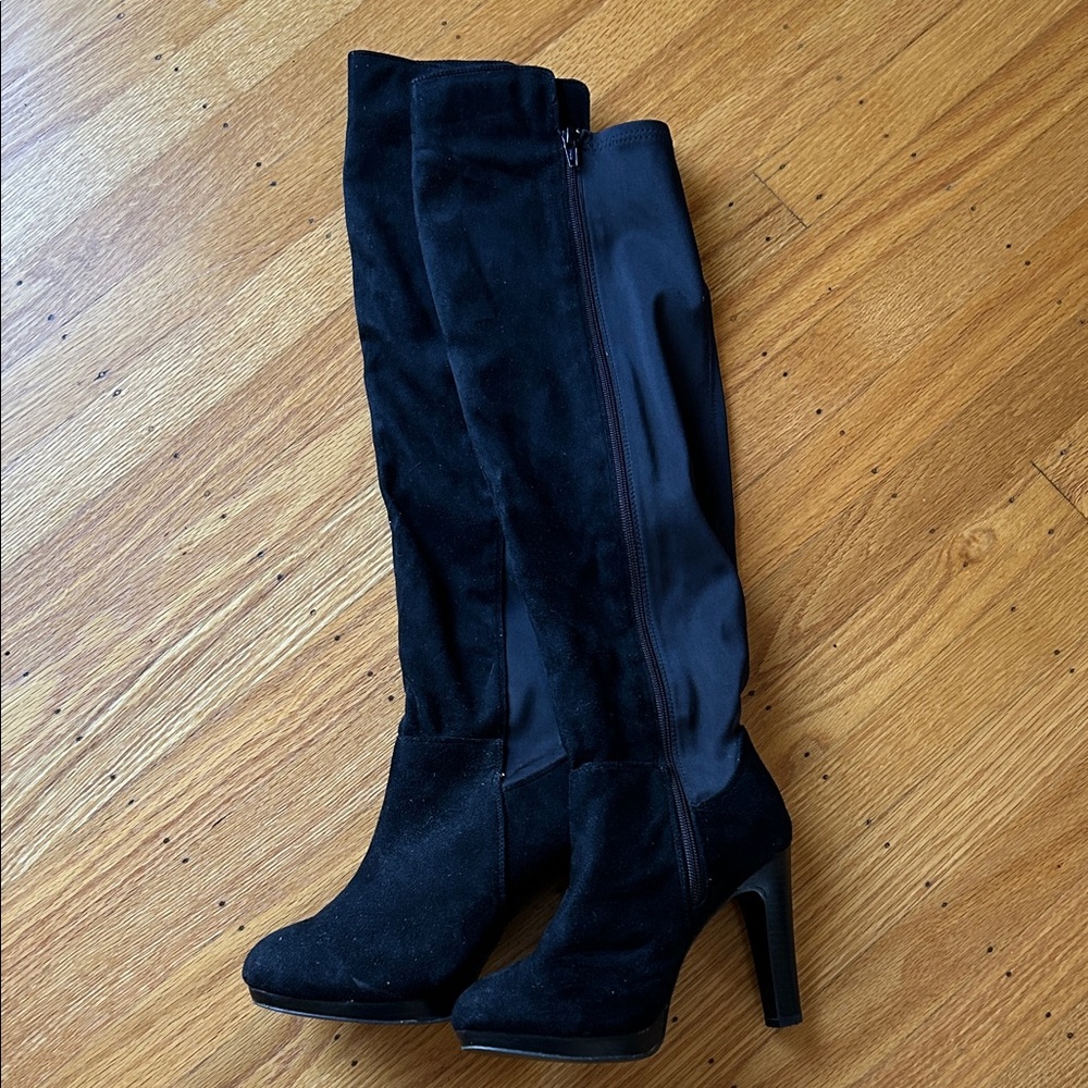 Diba Black Over the Knee Boots